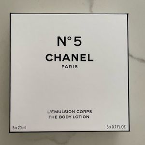 Chanel Factory 5 Body Lotion gift set 5 mini tubes
